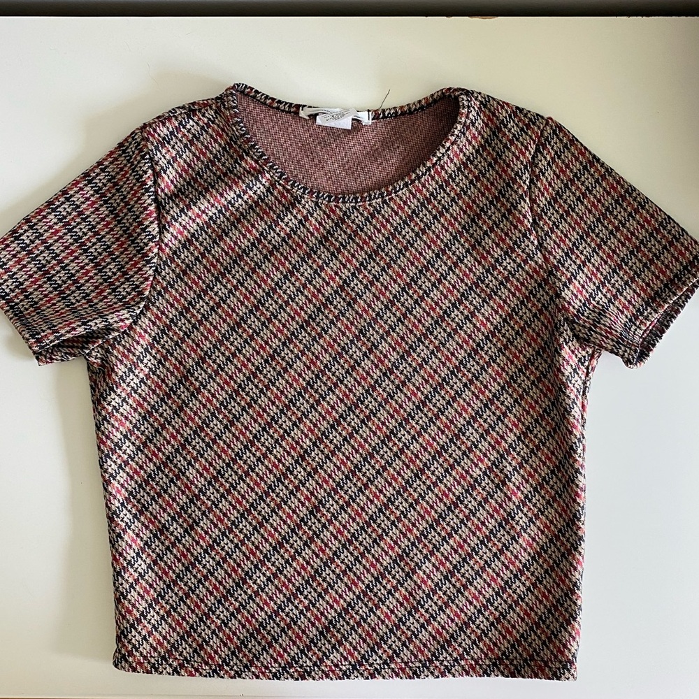 Plaid Baby Tee